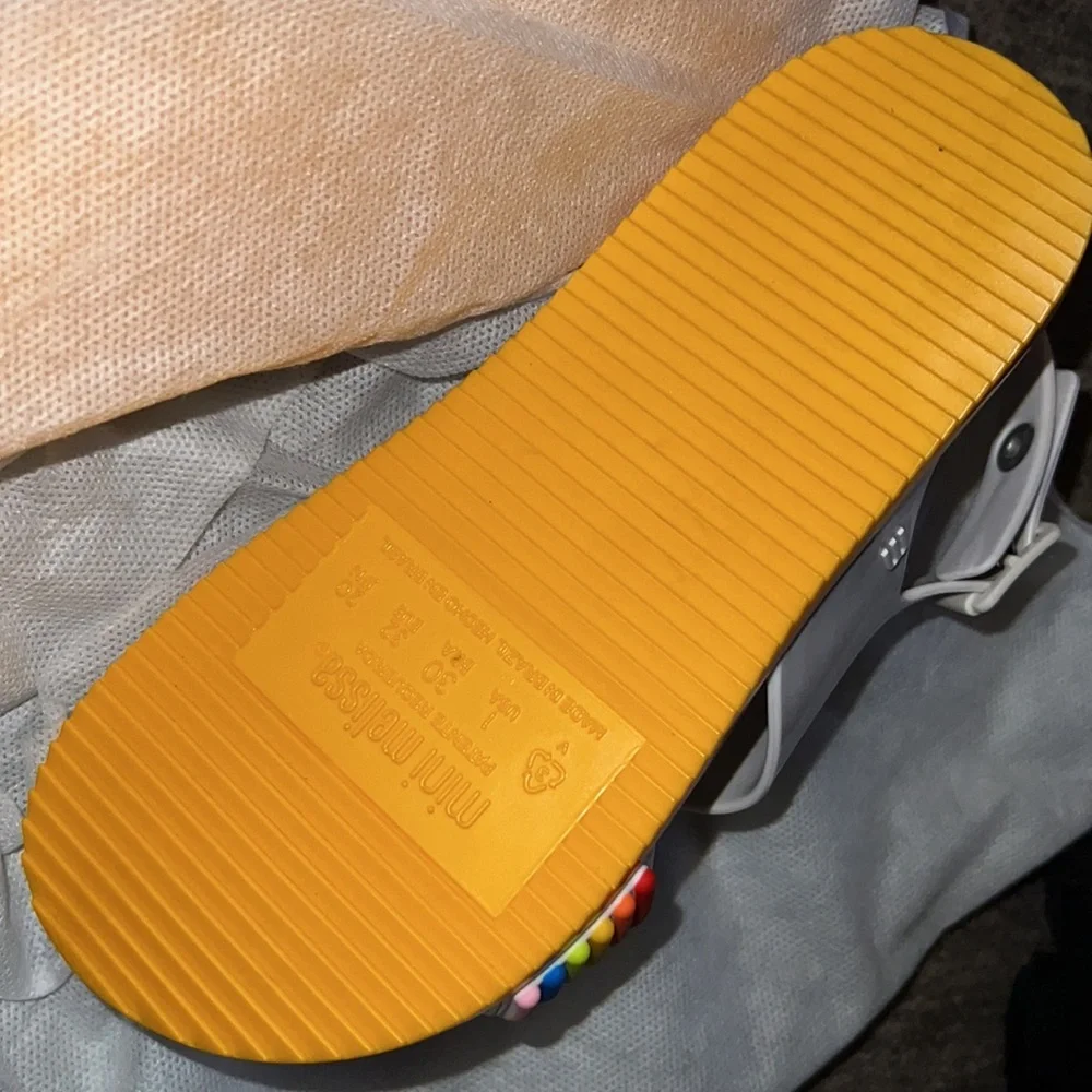 New MINI‎ MELISSA Girl's Rainbow Sandals